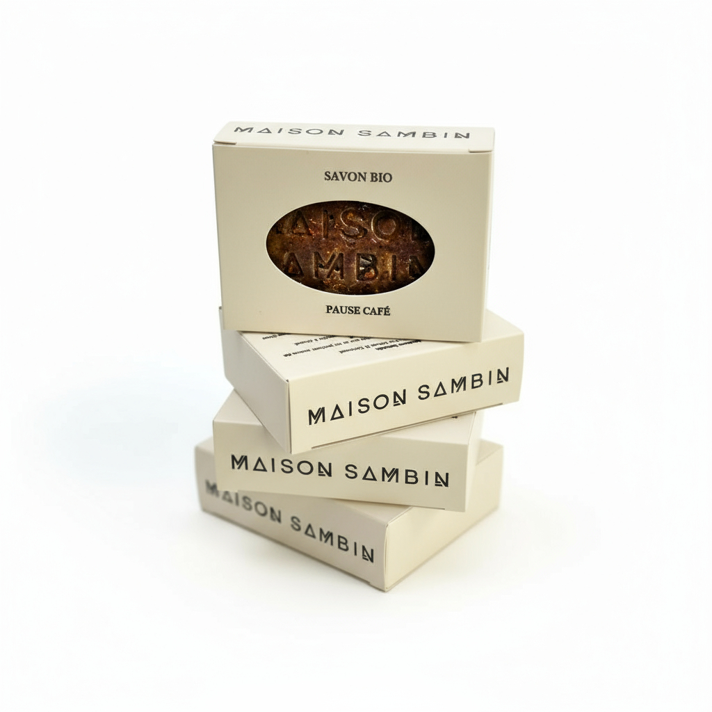 Pause-Café – Savon artisanal exfoliant | Maison Sambin